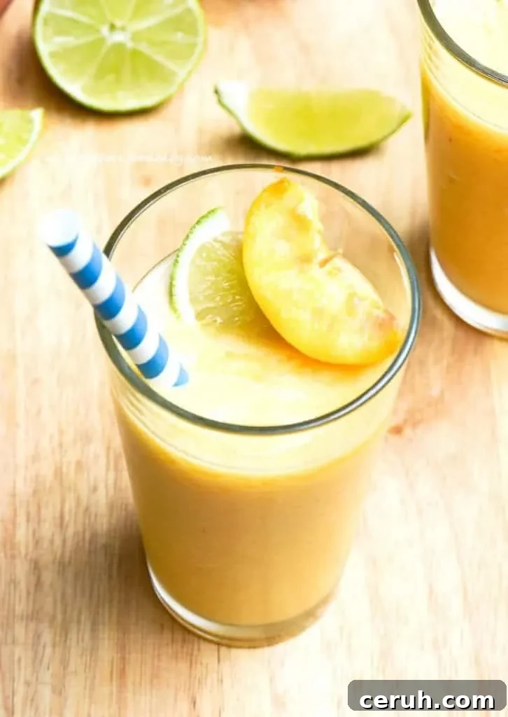 Peach Daiquiris from What The Fork Food Blog