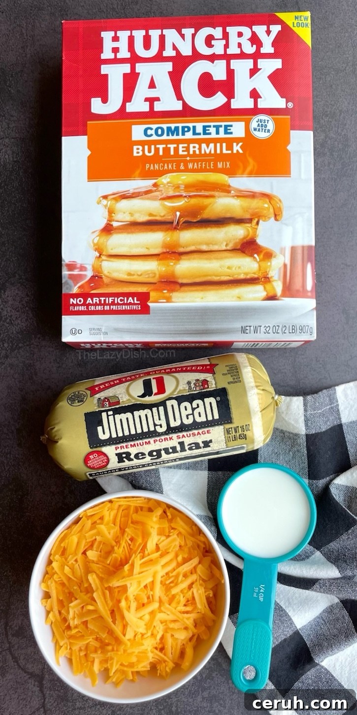 Are you hosting a sleepover or family gathering and looking for fun and easy breakfast recipes to make? Try these cheesy pancake sausage balls! The ultimate sweet and savory comfort food for breakfast. This delicious finger food is so easy to make and serve in the morning. 