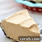 slice of gluten free peanut butter pie