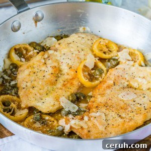 One-Pan Chicken Piccata Dinner Recipe for Date Night 6 CleanFoodCrush One pan Chicken Piccata