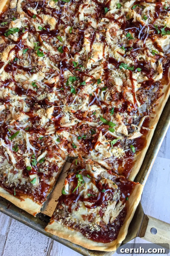 BBQ Chicken Pizza Recipe: Tangy Grilled Chicken & Sweet BBQ Sauce 7 BBQ Chicken Pizza