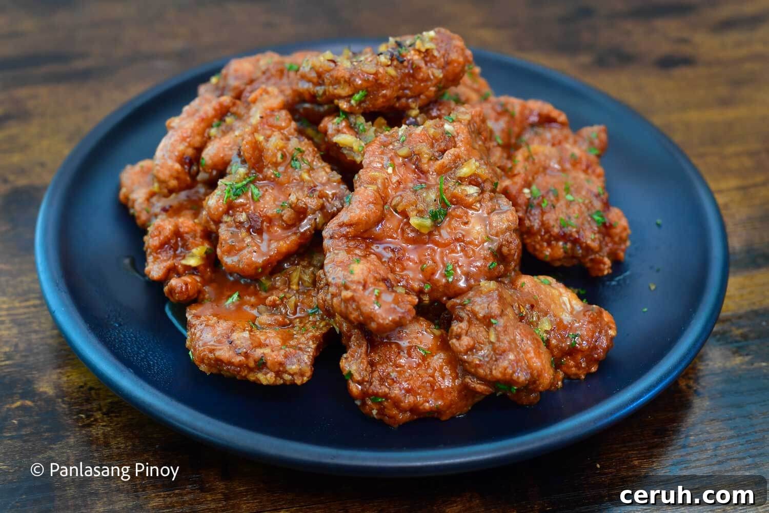 Honey garlic pork chops