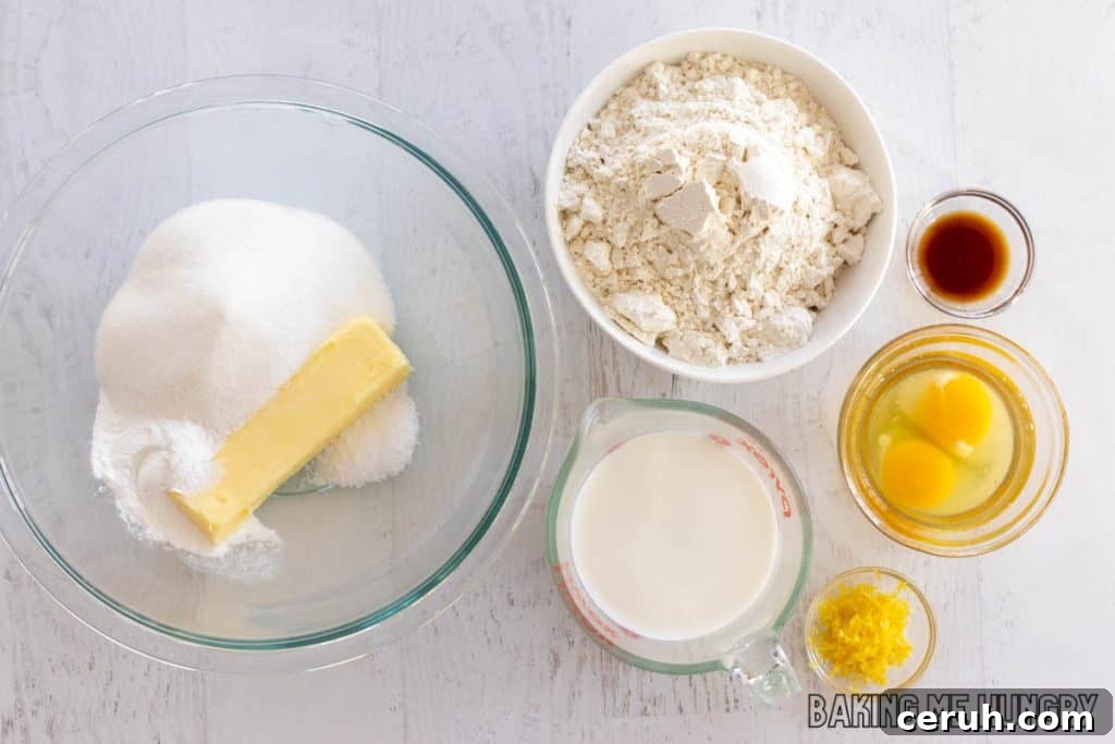 ingredients in small bowls