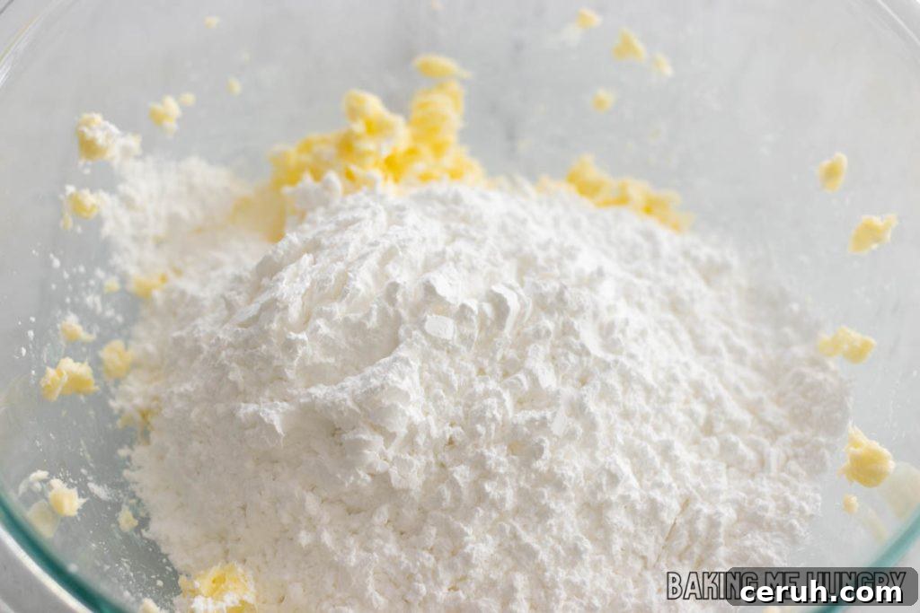 powdered sugar added