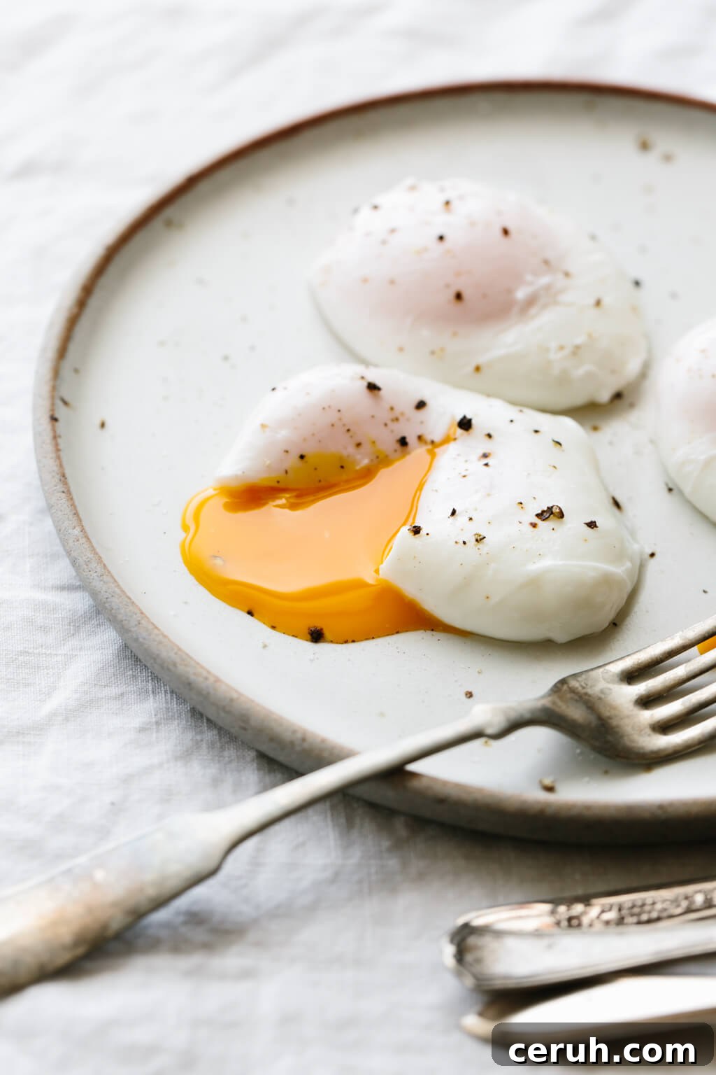 Poached Eggs are the perfect healthy breakfast recipe. Here's how to poach an egg perfectly every time.