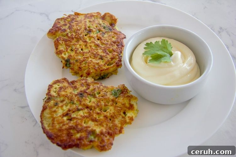 cauliflower fritters