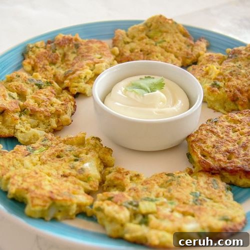 cauliflower fritters