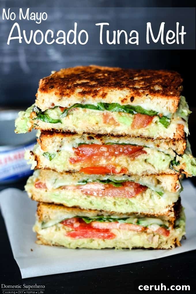 Sunday Meal Plan Week 101: Simple Recipes & Grocery List 16 Avocado tuna melt