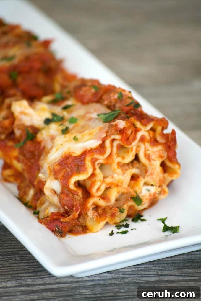 Sunday Meal Plan Week 101: Simple Recipes & Grocery List 4 Lasagna rolls with meat sauce