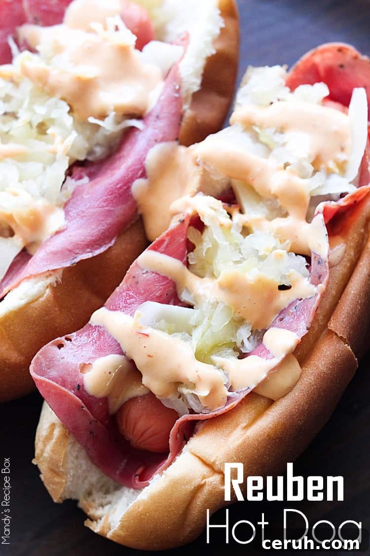 Sunday Meal Plan Week 101: Simple Recipes & Grocery List 10 Reuben hot dog