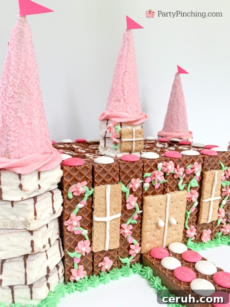 Castle Cake, Easy Castle Cake, Best Princess Party Ideas, Pink Princess Cake, Little Debbie Castle Cake, Fun Easy Creative Birthday Cake Ideas and Recipes, Fun Cakes for Kids, Best Birthday Cake Recipes