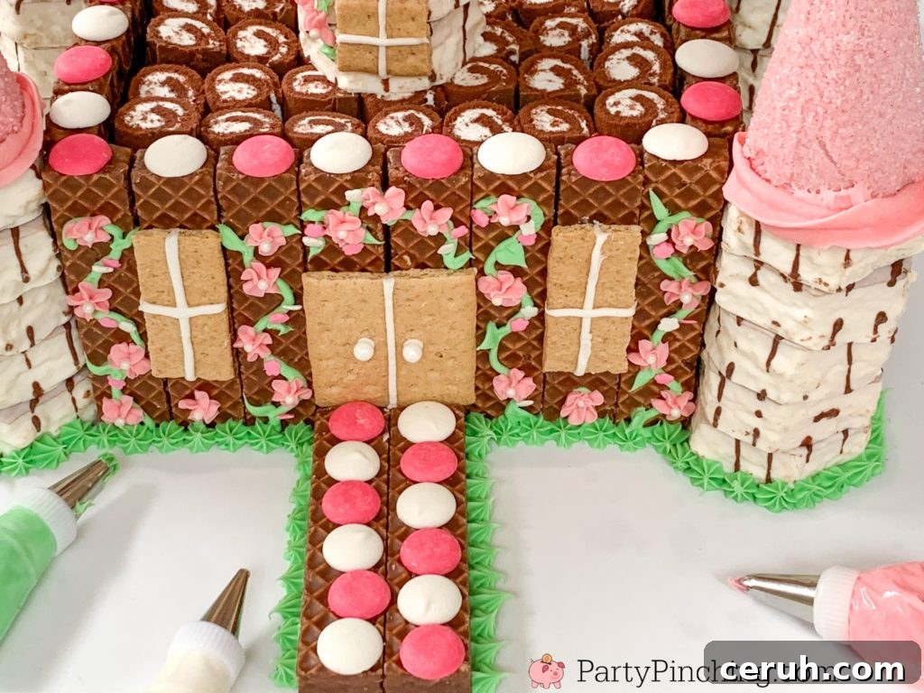 Castle Cake, Easy Castle Cake, Best Princess Party Ideas, Pink Princess Cake, Little Debbie Castle Cake, Fun Easy Creative Birthday Cake Ideas and Recipes, Fun Cakes for Kids, Best Birthday Cake Recipes