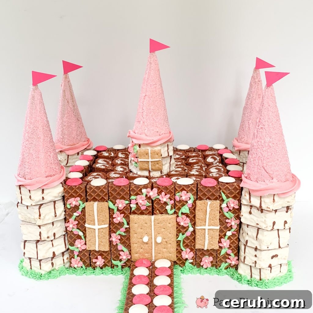 Castle Cake, Easy Castle Cake, Best Princess Party Ideas, Pink Princess Cake, Little Debbie Castle Cake, Fun Easy Creative Birthday Cake Ideas and Recipes, Fun Cakes for Kids, Best Birthday Cake Recipes
