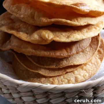 Homemade Tostada Shells: Crispy Tortilla Shell Recipe 11 Stacked tostada shells