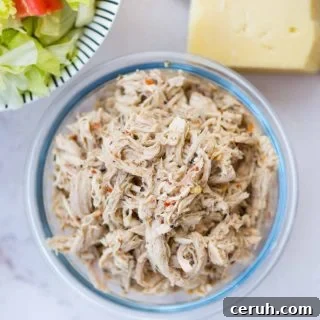 Instant Pot Shredded Chicken is moist, juicy and quick to make.