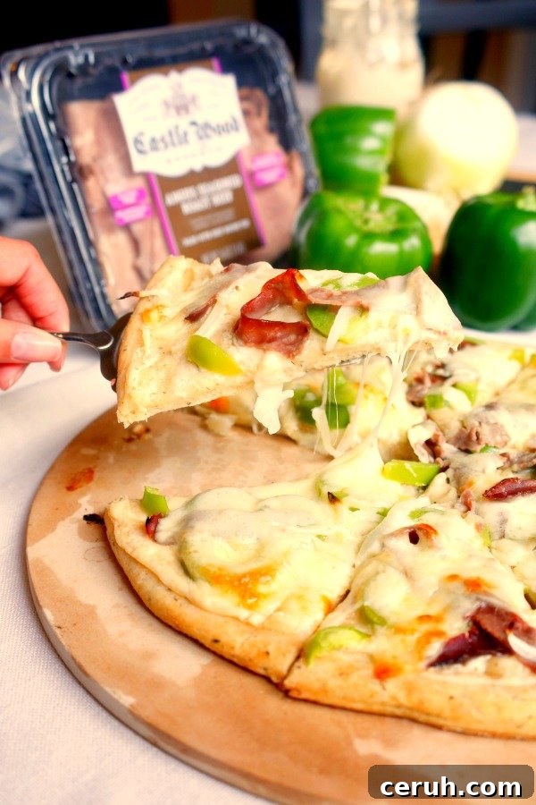 Philly Cheese Steak Pizza