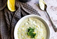 Creamy Lemon Herb Tahini Sauce for Salads & Dips
