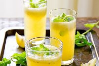 Fresh Kiwi Mint Lemonade Recipe