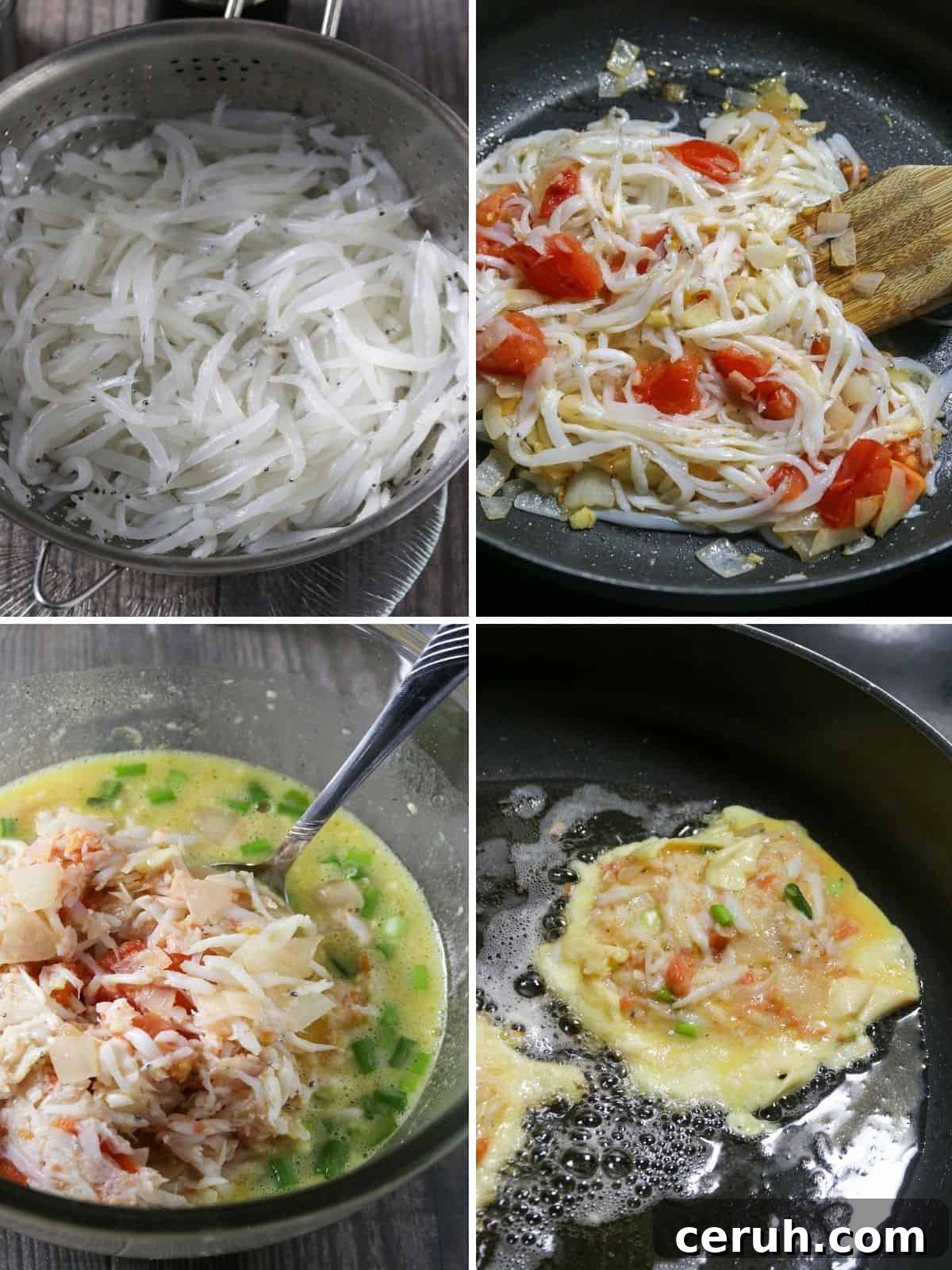making tortang dulong