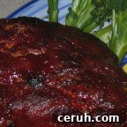 Cooked Kansas City ribs