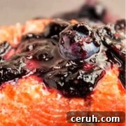 Blueberry glazed salmon plated.