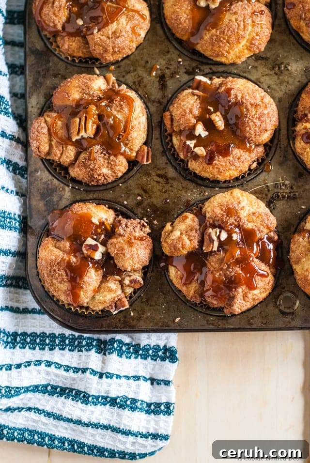 apple pecan pull apart bread with caramel