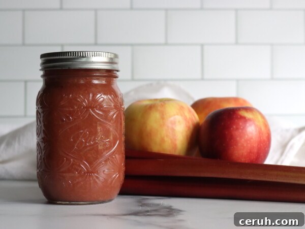 Rhubarb Applesauce