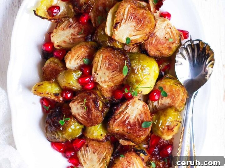 Roasted Brussels sprouts