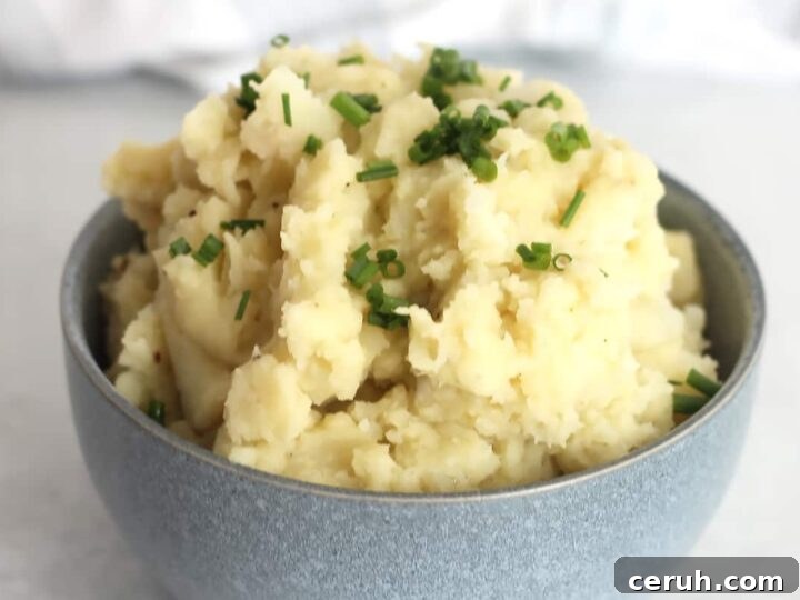 Almond milk mashed potatoes