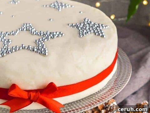 Vegan Irish Christmas cake