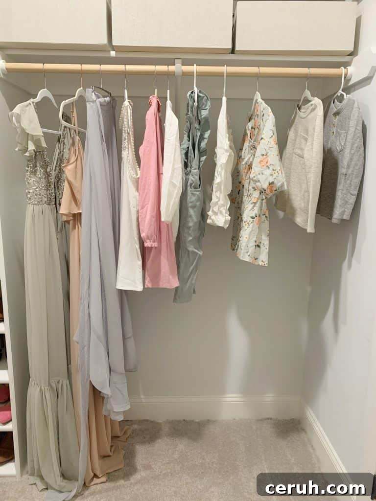 clothes on a hanger for 1st 28 photography