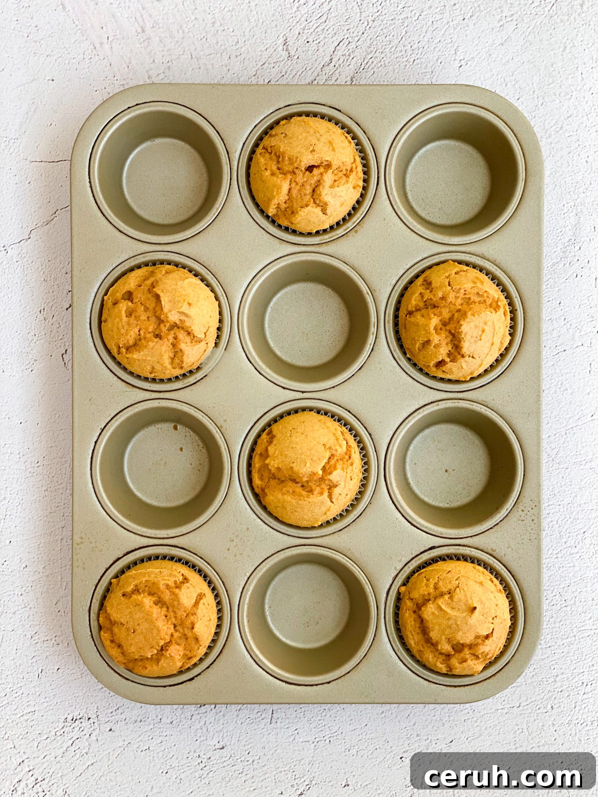 after baking.